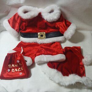 LIKE NEW BAB Build A Bear | 2015 Santa Suit Clothing Outfit